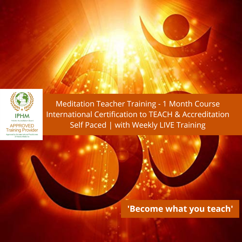Meditation Teacher Training 1-Month - 13 June 2026