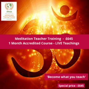 Meditation Teacher Training - 4 Week Option