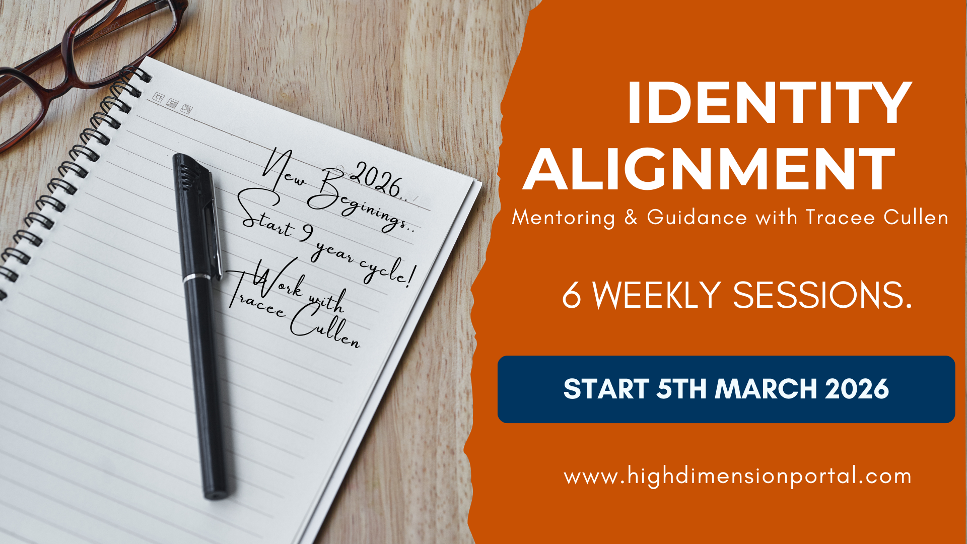 Identity Alignment - 6 weekly sessions - Starts 5th March 2026
